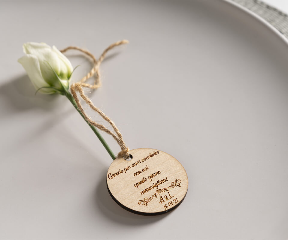 Segnaposto Frase Personalizzata - immagine 2
